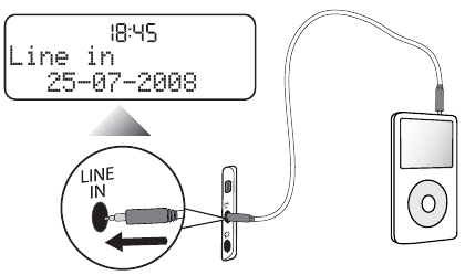 Pure - ONE Elite - Een iPod of MP3-speler aansluiten Een iPod of MP3-speler aansluiten
