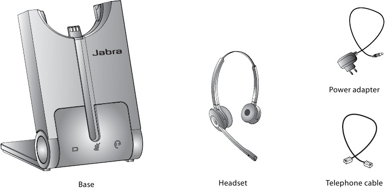 Jabra - PRO 920 Duo - INHOUD VAN DE VERPAKKING INHOUD VAN DE VERPAKKING