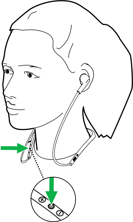 Jabra - Elite 25e - De headset in-/uitschakelen De headset in-/uitschakelen