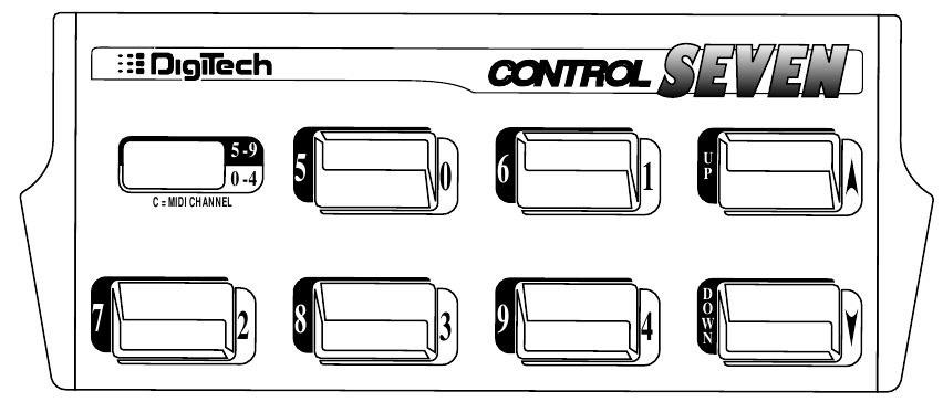 DigiTech - CONTROL SEVEN - Pedaal Beschrijving Pedaal Beschrijving