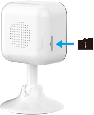 EZVIZ - H1c - Micro SD-kaart installeren Micro SD-kaart installeren