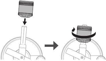 Audio-Technica - AT-LP120XUSB - De toonarm monteren - Een contragewicht bevestigen De toonarm monteren - Een contragewicht bevestigen