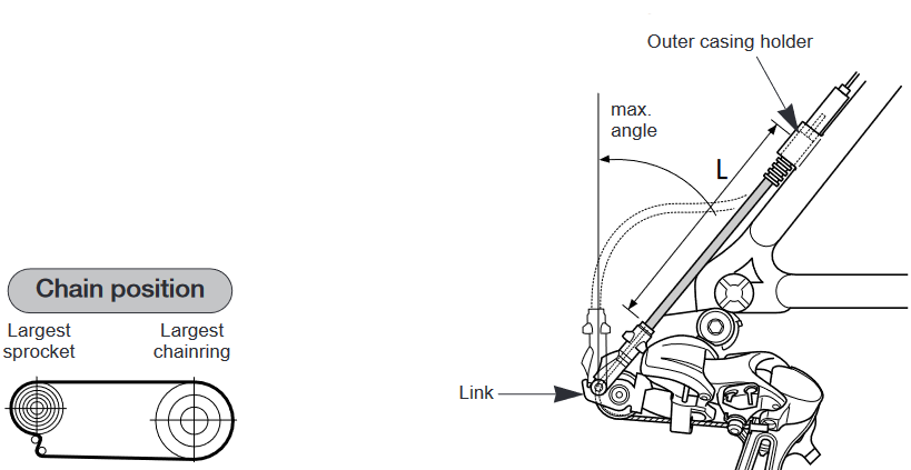 Shimano - RD-TX70 - Kabel bevestigen en slaglengte aanpassen - Deel 1 Kabel bevestigen en slaglengte aanpassen - Deel 1