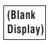 Geen display bij handmatige of pedaalactivering
