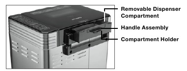Automatische mix-in dispenser