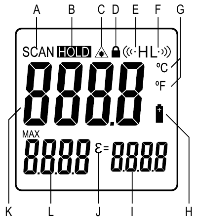 VOLTCRAFT - IR-380 - Display Display