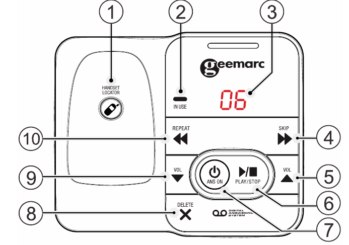 Geemarc - AMPLIDECT 295 - Basisstation Basisstation