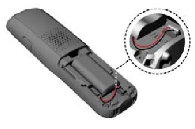 Geemarc - AMPLIDECT 295 - De batterij aansluiten De batterij aansluiten