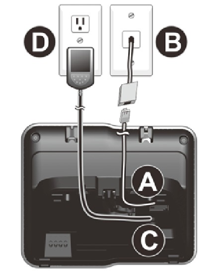 Geemarc - AMPLIDECT 295 - Aansluiting basisstation Aansluiting basisstation