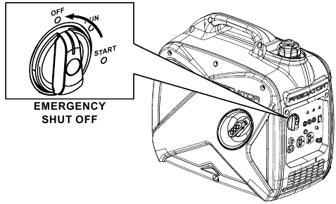 Predator - 59135 - De motor stoppen - Stap 1 De motor stoppen - Stap 1