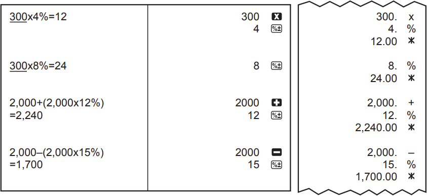 Canon - P1-DTSC - BEREKENINGSVOORBEELDEN - Voorbeeld 4 - Percentage BEREKENINGSVOORBEELDEN - Voorbeeld 4 - Percentage