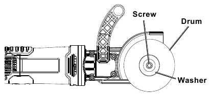 Bauer - 20104E-B - Trommel verwijderen - Stap 2 Trommel verwijderen - Stap 2