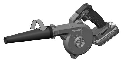 Bauer - 1916C-B - Blaaspijp bevestigen - Stap 2 Blaaspijp bevestigen - Stap 2