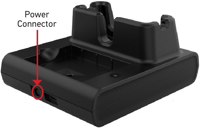Datalogic - MEMOR K Single Slot Dock - Achteraanzicht Achteraanzicht