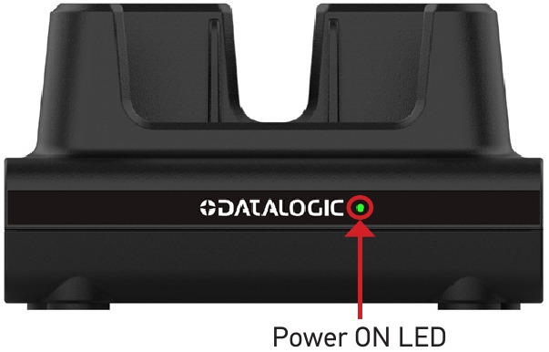 Datalogic - MEMOR K Single Slot Dock - Vooraanzicht Vooraanzicht