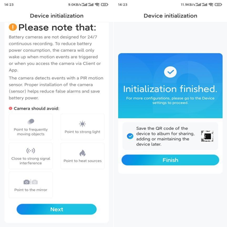 Reolink - Keen Ranger PT - De camera instellen in de app - Stap 3 De camera instellen in de app - Stap 3