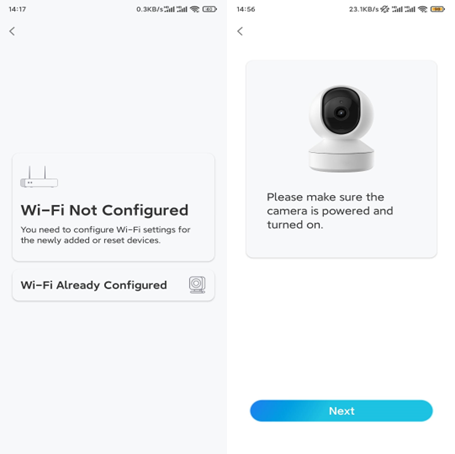 Reolink - E1 Zoom - De camera instellen in de app - Stap 3 De camera instellen in de app - Stap 3