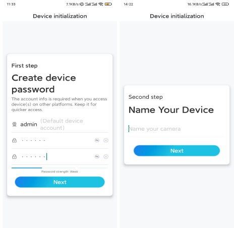 Reolink - E1 - Het apparaat instellen op de App met Wi-Fi - Stap 2 Het apparaat instellen op de App met Wi-Fi - Stap 2