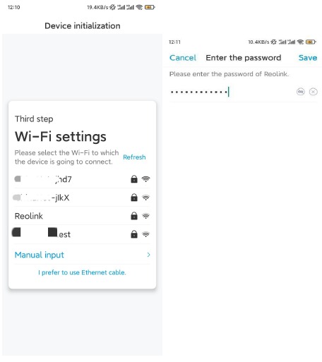 Reolink - Duo 2 WiFi - De camera instellen in de app - Stap 2 De camera instellen in de app - Stap 2