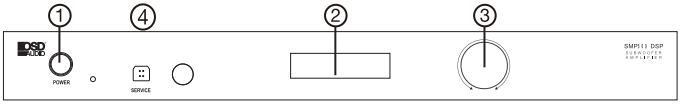 OSD - SMPS500DSP - Voorpaneel Voorpaneel