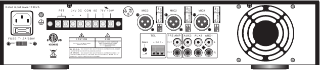 OSD - PA90 - Achterpaneel Achterpaneel