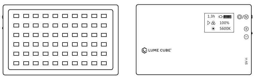 Lume Cube - PANEL MINI - Productspecificatie Productspecificatie