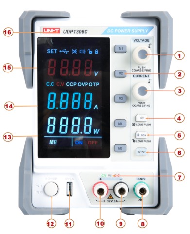 UNI-T - UDP1306C - Belangrijkste kenmerken - Deel 1 Belangrijkste kenmerken - Deel 1