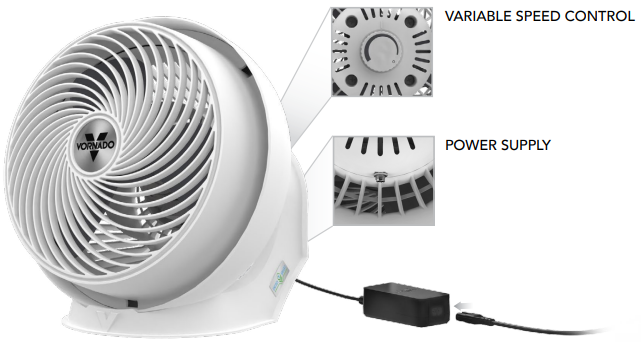 Vornado - 733DC - Functies Functies