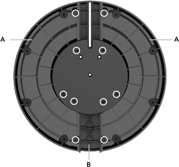 Vornado - ATOM 1S - STANDAARD MONTAGE - Stap 2 STANDAARD MONTAGE - Stap 2