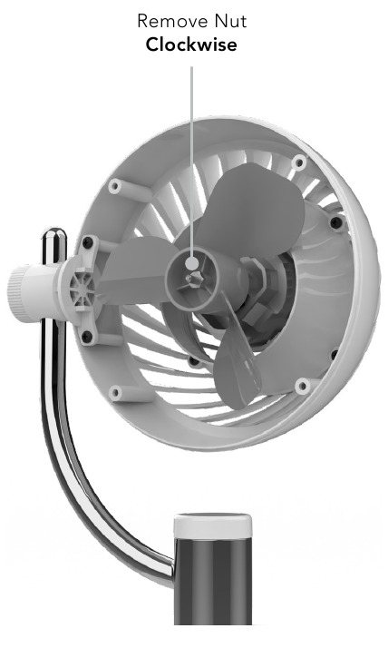 Vornado - PIVOT 3U - REINIGING - VERWIJDEREN BLAD REINIGING - VERWIJDEREN BLAD