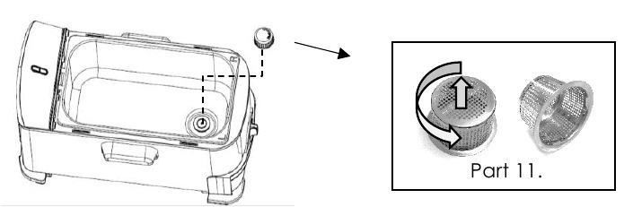 Kalorik - FT 44466 - HET FILTRATIESYSTEEM REINIGEN HET FILTRATIESYSTEEM REINIGEN