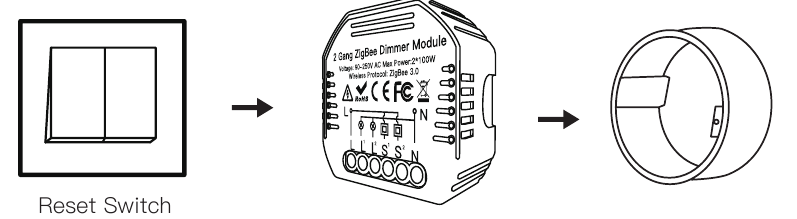 TUYA - MS-105BZ - INSTALLATIE - STAP 1 INSTALLATIE - STAP 1