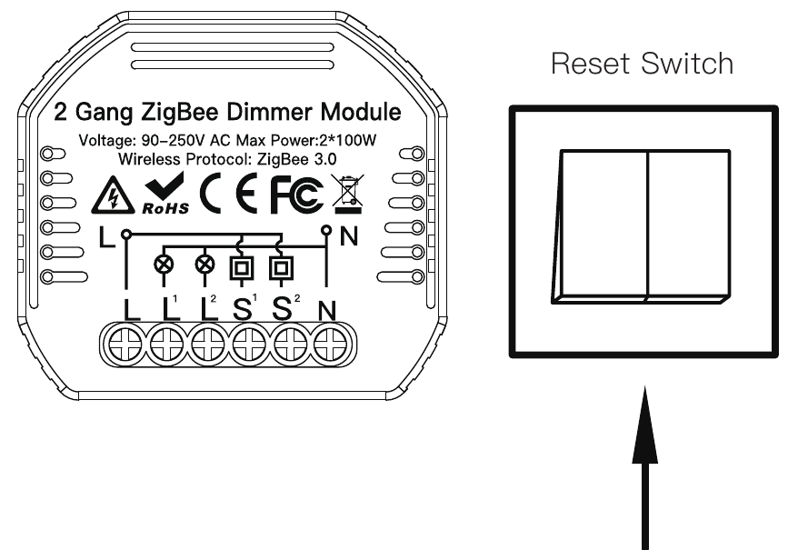 TUYA - MS-105BZ - HANDMATIGE BEDIENING - STAP 2 HANDMATIGE BEDIENING - STAP 2