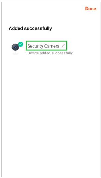 TUYA - Wifi Batterij Camera - Apparaat toevoegen - Stap 5 Apparaat toevoegen - Stap 5