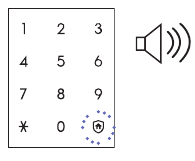 Security-knop