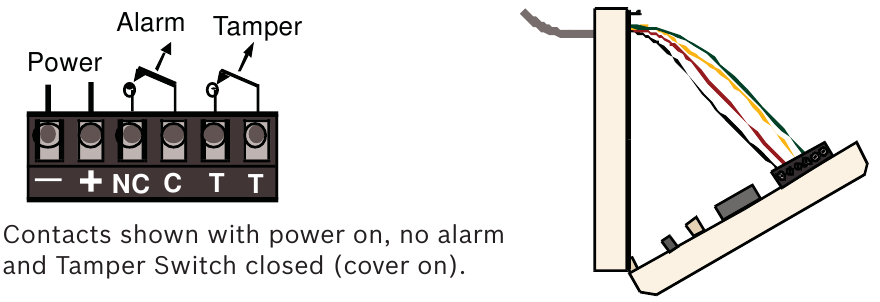 Bosch - DS1109i - De melder bedraden De melder bedraden