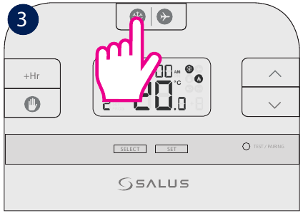 Salus Controls - RT510BC - Vorstbescherming - Stap 3 Vorstbescherming - Stap 3