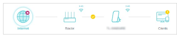 TP-Link - TL-WA855RE - Check Internet Status - Step 1 Internetstatus controleren - Stap 1