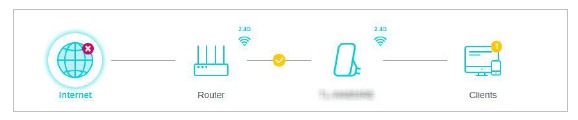 TP-Link - TL-WA855RE - Check Internet Status - Step 3 Internetstatus controleren - Stap 3