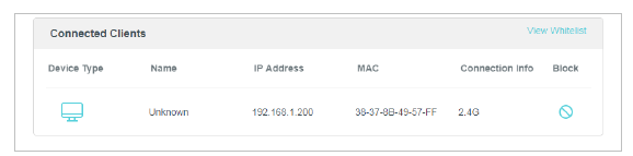TP-Link - TL-WA855RE - Set Access Control - Step 9 Toegangscontrole instellen - Stap 9
