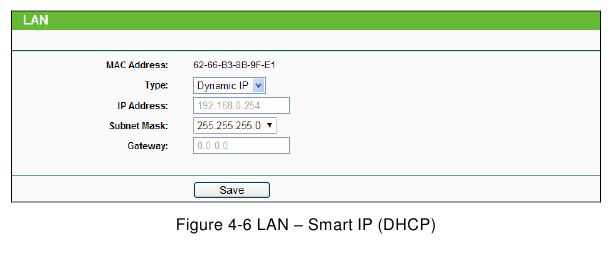 TP-Link - TL-WA850RE - LAN – Smart IP (DHCP) LAN – Smart IP (DHCP)