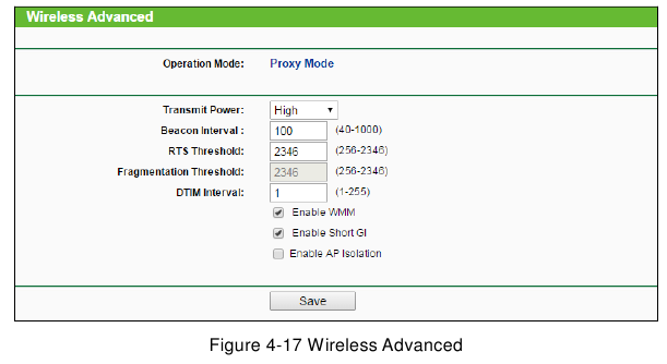 TP-Link - TL-WA850RE - Draadloos - Geavanceerd Draadloos - Geavanceerd