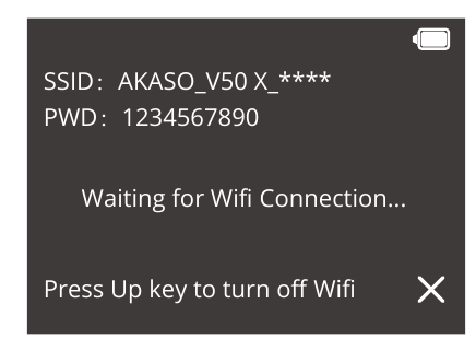 AKASO - V50 X - Verbinding maken met de AKASO GO-app - Stap 1 Verbinding maken met de AKASO GO-app - Stap 1