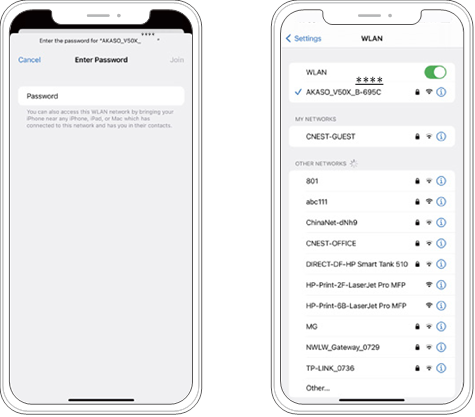AKASO - V50 X - Verbinding maken met de AKASO GO-app - Stap 2 Verbinding maken met de AKASO GO-app - Stap 2