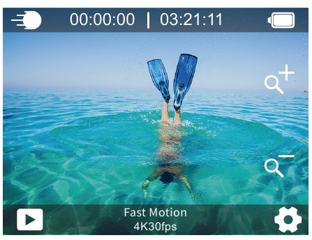 AKASO - V50 X - Fast Motion-modus Fast Motion-modus