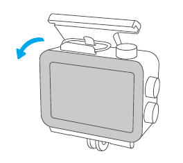 AKASO - V50 X - De camera uit de waterdichte behuizing halen - Stap 2 De camera uit de waterdichte behuizing halen - Stap 2