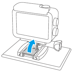 AKASO - V50 X - De waterdichte behuizing uit de verpakking halen - Stap 1 De waterdichte behuizing uit de verpakking halen - Stap 1