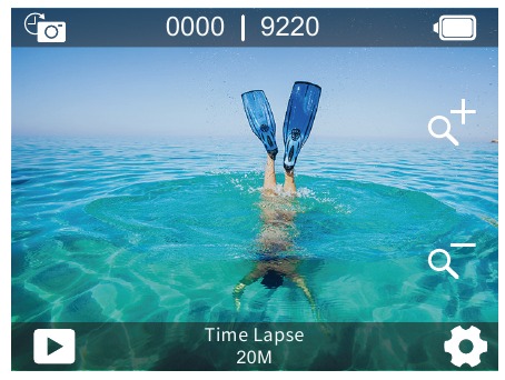 AKASO - V50 X - Time Lapse-fotomodus Time Lapse-fotomodus
