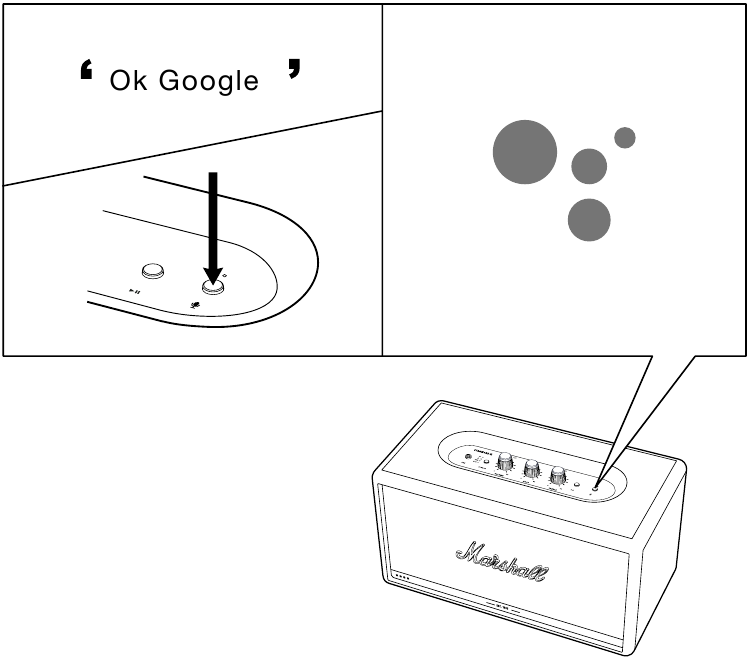 Marshall - Stanmore II Voice met de ingebouwde Google Assistent - DE INGEBOUWDE GOOGLE ASSISTENT GEBRUIKEN DE INGEBOUWDE GOOGLE ASSISTENT GEBRUIKEN
