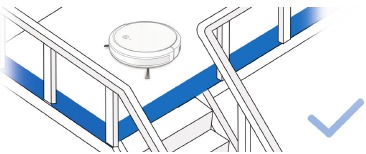 ECOVACS - DEEBOT 500 - Opmerkingen voor het reinigen - Het plaatsen van een fysieke barrière Opmerkingen voor het reinigen - Het plaatsen van een fysieke barrière